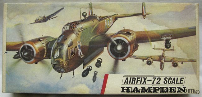 Airfix 1/72 Handley Page Hampden B. Mk. I - 49 Squadron RAF, 491 plastic model kit